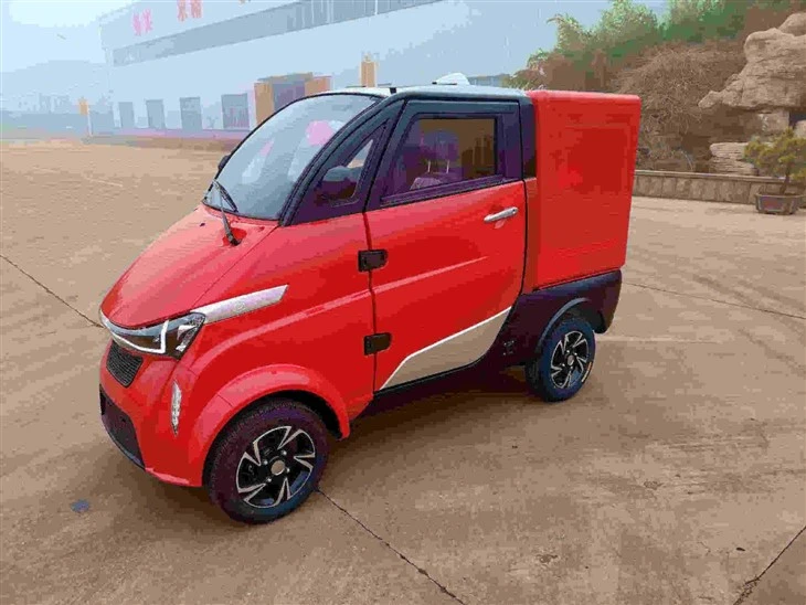 EEC Certificate Mini Enclosed Cabin Electric Motorbike Pickup