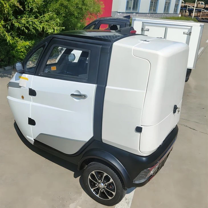 Low Price Three Wheeler Auto Electrico New EV With Cargo Box For Logistics